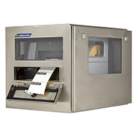 Armagard armadio stampante Zebra ZT411 per ambienti di lavaggio